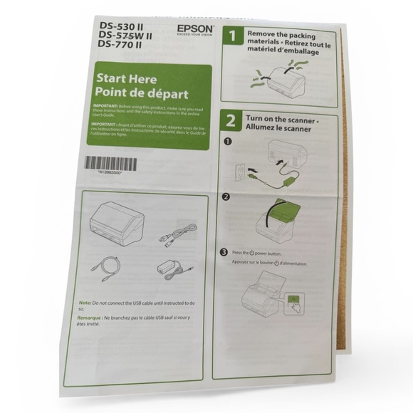 Epson WorkForce DS-530 II Color Document Scanner - Picture 4 of 5